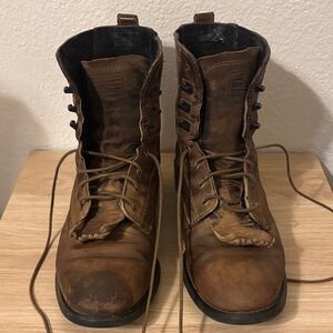 Women's Brown Ariat Lace Up Riding Boots